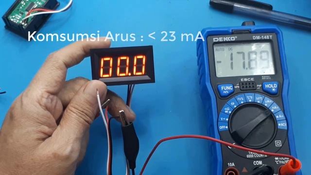 Voltmeter DC 0V-100V  0-100 Volt Digital FedaDM V58D 4 Voltmeter 100V