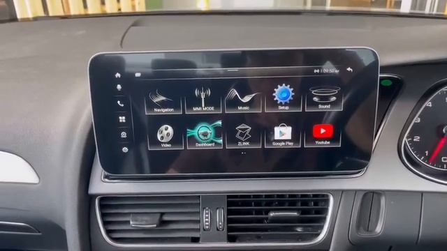 Audi A4 big screen work video смотреть онлайн