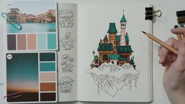 Coloring “Small Victories” again (Johanna Basford Coloring Book) смотреть онлайн