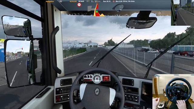 【ETS2】Renault Magnum Excellence / Thrustmaster T300RS GT EDITION + TH8A【4K60fps】 смотреть онлайн