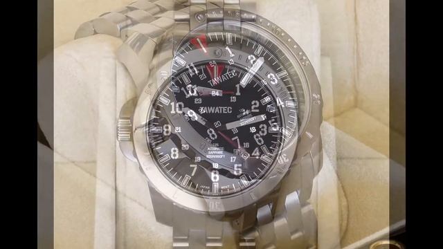 Tawatec Titan 300M Diver Automatic Watch - H3 Tritium T25
