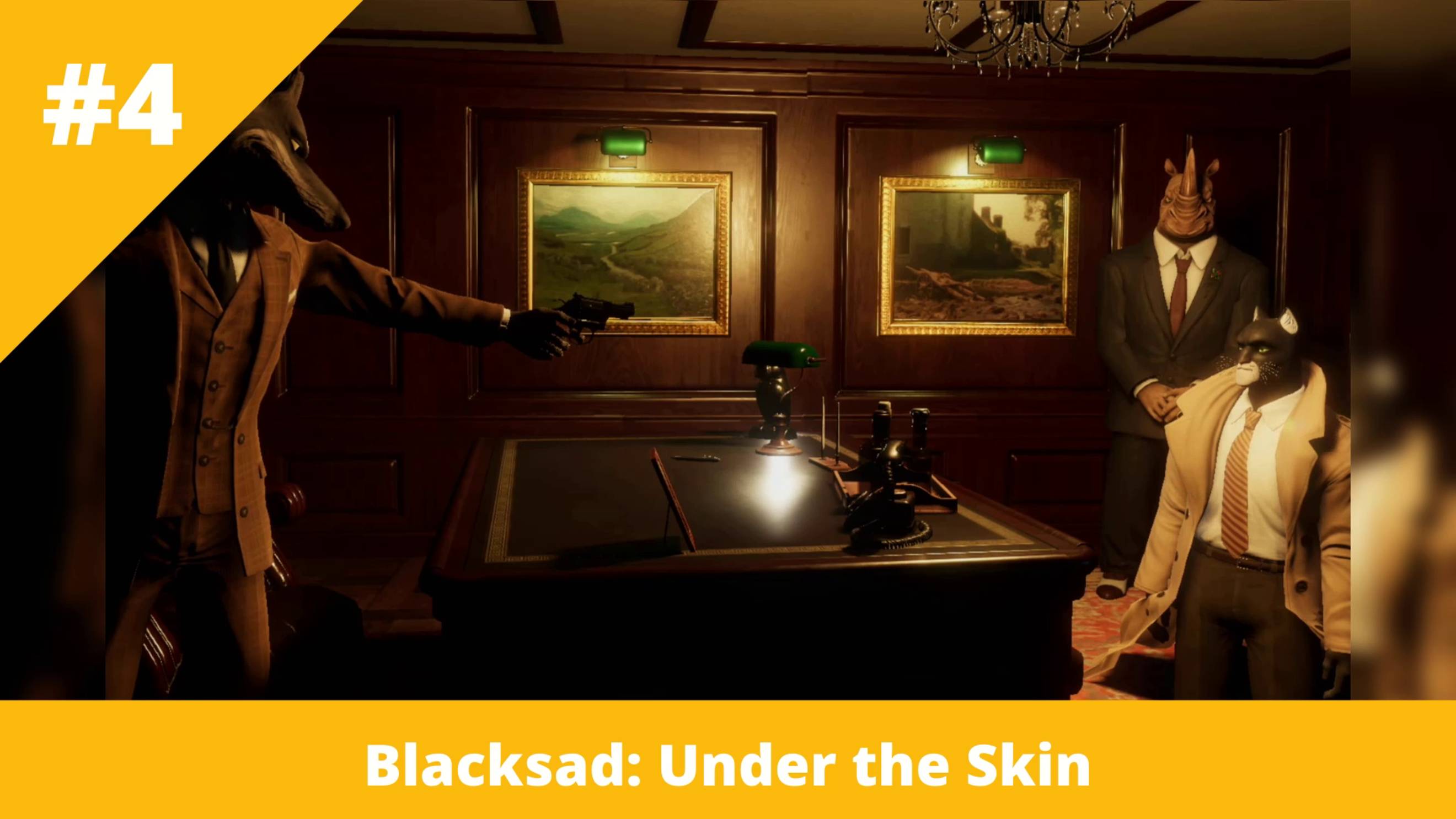 Blacksad: Under the Skin (PS4) - 4 - Из больницы - в логово бандитов