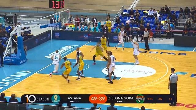 Astana vs Zielona Gora Highlights Feb 12, 2019 смотреть онлайн