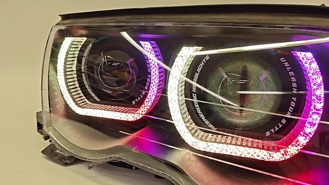 BMW E46 2001 фары кастом смотреть онлайн