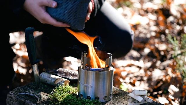 Solo Stove Lite Review.. (Morakniv Robust Knife and Glögg) смотреть онлайн