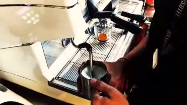 COFFEE LATTE  At ROMEOS BAR & GRILLERY Bali Indonesia