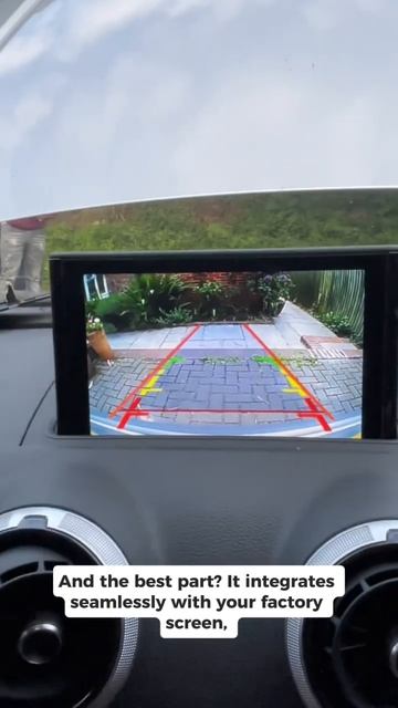 Audi A3 Reversing Camera integrated to screen at Autossential. смотреть онлайн