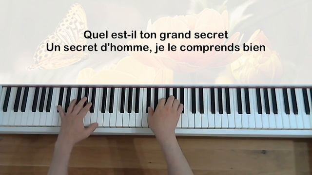 Belle et Sébastien - L'oiseau (avec paroles) - Piano смотреть онлайн