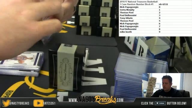 5 3 17 2016 17 National Treasures Basketball 3 Case Random Number Block #1 смотреть онлайн