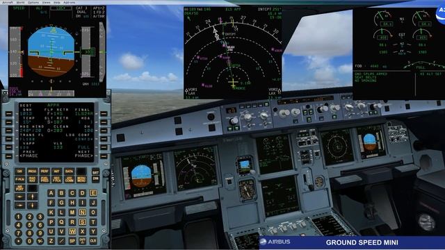 Airbus A320 GROUND SPEED MINI FUNTION смотреть онлайн