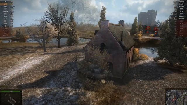World of Tanks - Pz.Kpfw. III/IV gameplay on Erlenberg смотреть онлайн