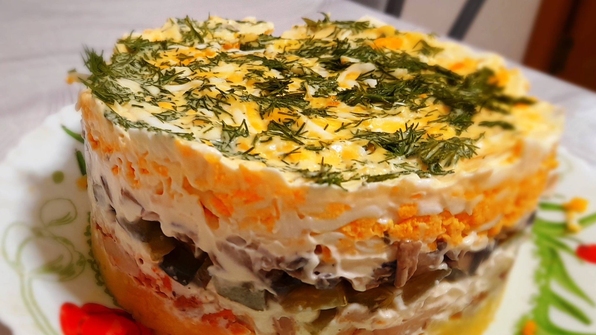 Салат "Дубок" смотреть онлайн