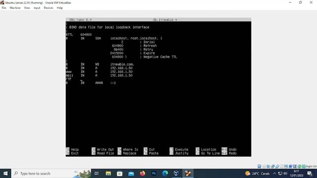 CARA INSTALL DAN KONFIGURASI DNS SERVER PADA LINUX UBUNTU SERVER 22.10 (VIRTUALBOX) смотреть онлайн