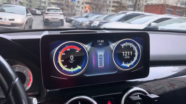 ГУ на android для Mercedes GLK-class смотреть онлайн