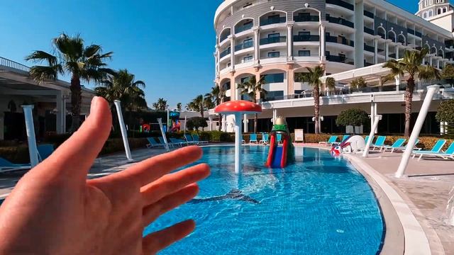 Diamond Premium Hotel  SPA 5 Даймонд Премиум Сиде Турция обзор отеля с подогреваемым аквапарком