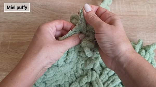 Обвязка из ализе пуффи