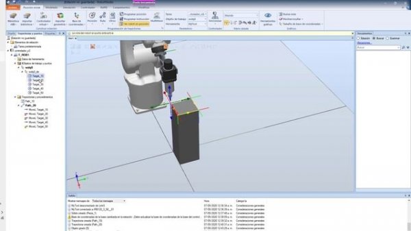 RobotStudio - Trayectorias automáticas