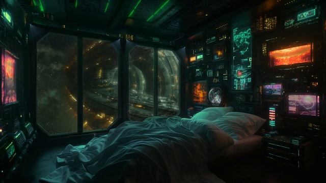 Глубокая космическая атмосферная музыка эмбиент 🌌 Уютный космический дом смотреть онлайн