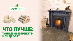 Чем лучше топить — топливными брикетами или дровами?