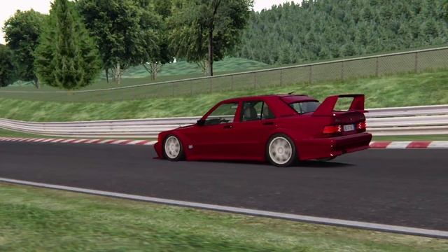 Mercedes-Benz 190 E 2.5-16 Evolution II - Assetto Corsa смотреть онлайн