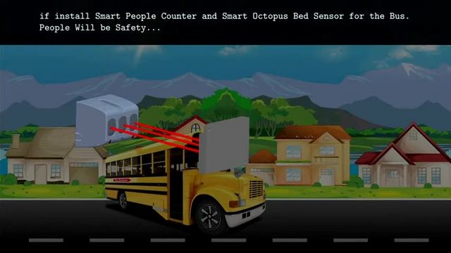 Smart G4 Automation People COunter and octopus Save Children Life in school bus. смотреть онлайн