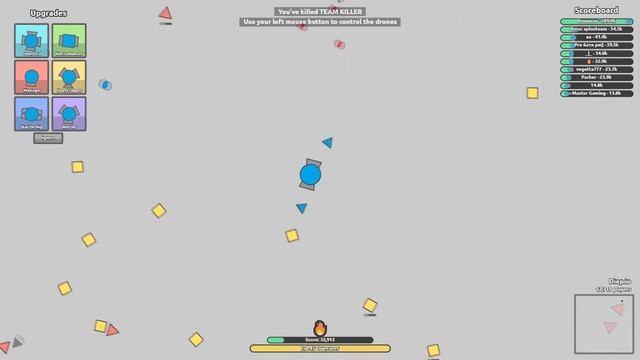 Diep.io - New Update! New Master Tank: Control Small Drone Tanks! (FFA) смотреть онлайн
