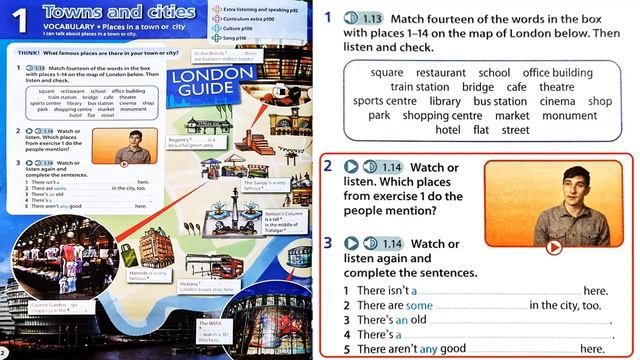 English Plus 1 Year 5 I Unit 1 I Exercise 2&3 page 12, 13 смотреть онлайн