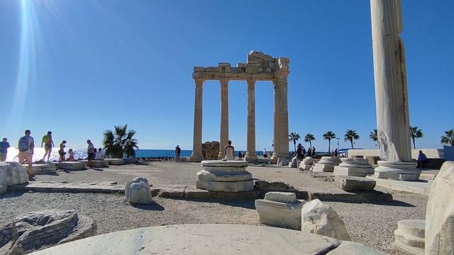 ТУРЦИЯ СИДЕ Old Town Античный город история старый город в сиде храм аполлона амфитеатр театр сиде