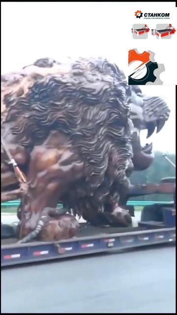Шедевр на ЧПУ фрезере Шикарны Лев из дерева #cnc #woodworking #cncmachine #топ #lion #short #shorts смотреть онлайн