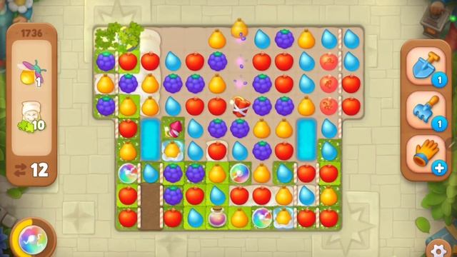 Gardenscapes Levels 1730-1744 walkthrough (ios, android) смотреть онлайн
