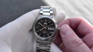 Orient 3 stars WR 50m Реставрация корпуса и браслета часов Orient