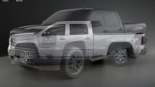 3D Model GMC Sierra Double Cab 2013 3D Model at 3DExport.com