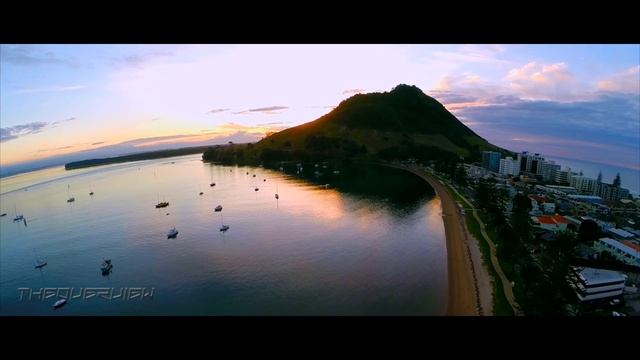 NZ Pilot Bay Aerial Sunset DJI Phantom GoPro 60fps смотреть онлайн