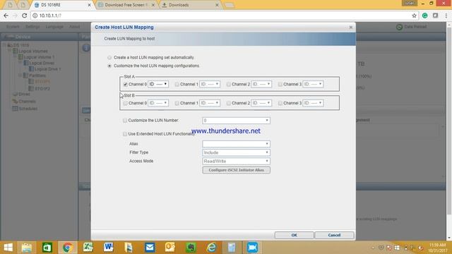 SAN Storage Configuration-Infotrend ISCSI Storage