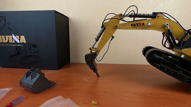 Unboxing Excavator Huina Full V4 Metal Update SUPER TEST RC Escavatore смотреть онлайн