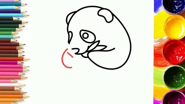 Рисуем панду. Draw a panda смотреть онлайн