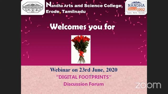 NATIONAL WEBINAR ON - NANDHA ARTS AND SCIENCE COLLEGE смотреть онлайн