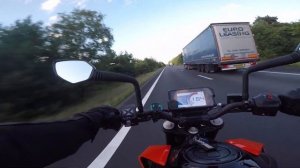 KTM 390 Duke 2017 TOP SPEED! 173 KMH!!!
