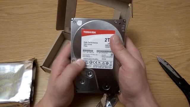 Распаковка TOSHIBA P300 2TB из Rozetka.com.ua