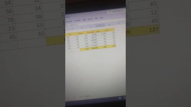 Using the excel in.... Sum, Average, Maximum and Minimum functions 👍👍 смотреть онлайн