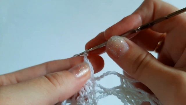 Красивый узор для юбки крючком. МК#19. смотреть онлайн