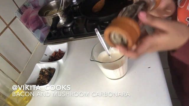How to make Bacon And Mushroom Carbonara in Less than 10 Minutes #withme смотреть онлайн