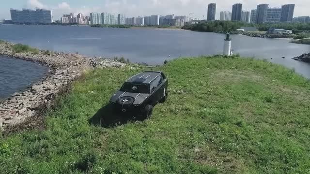 Амфибия ДРОЗД Как выглядит изнутри новейшая глиссирующая Российская амфибия смотреть онлайн