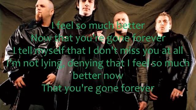 Three Days Grace - Gone Forever (Lyrics) смотреть онлайн