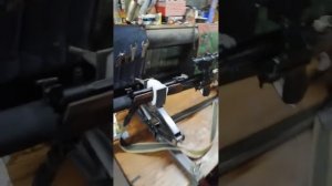 Пристрелка карабина теперь без проблем. своими руками собрали станок для пристрелки👍👍👍