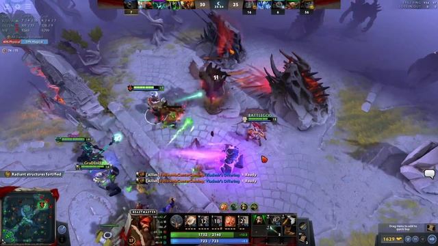 DOTA 2 Unleash the beast in SE ASIA - Gameplay 7.25B смотреть онлайн