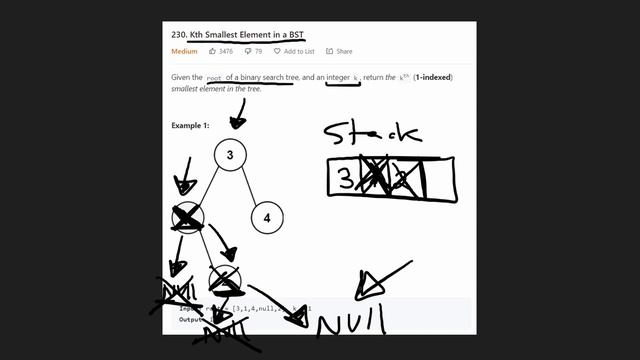 12 - Leetcode 230: Kth Smallest Element in a BST (RU) смотреть онлайн