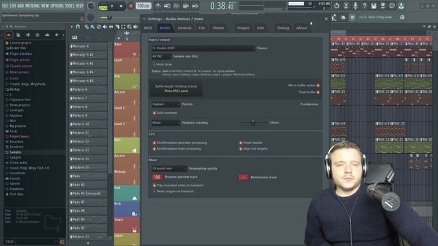 Как избавиться от треска и заеданий в звуке в FL Studio смотреть онлайн