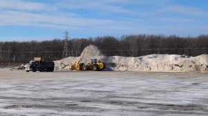 Уборка снега | Монреаль. Свалка для снега