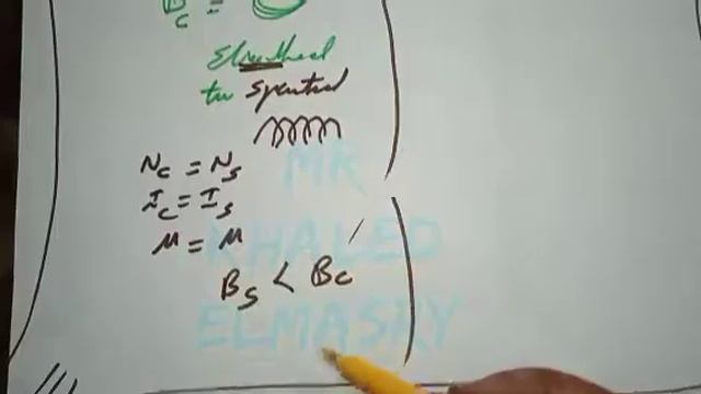 Physics. secondary 3. chapter 2. solenoid coil. شرح وحل смотреть онлайн